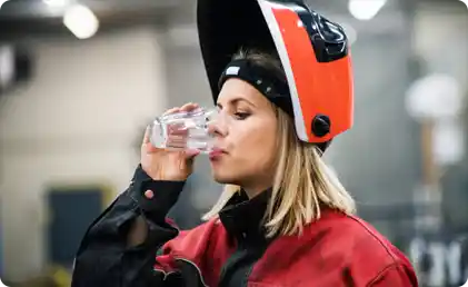 industries-manufacturing-water women drinking water